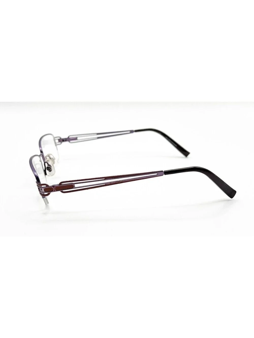 Marchon Nyc M166 255 Brown Authentic Eyeglasses 51-18-135